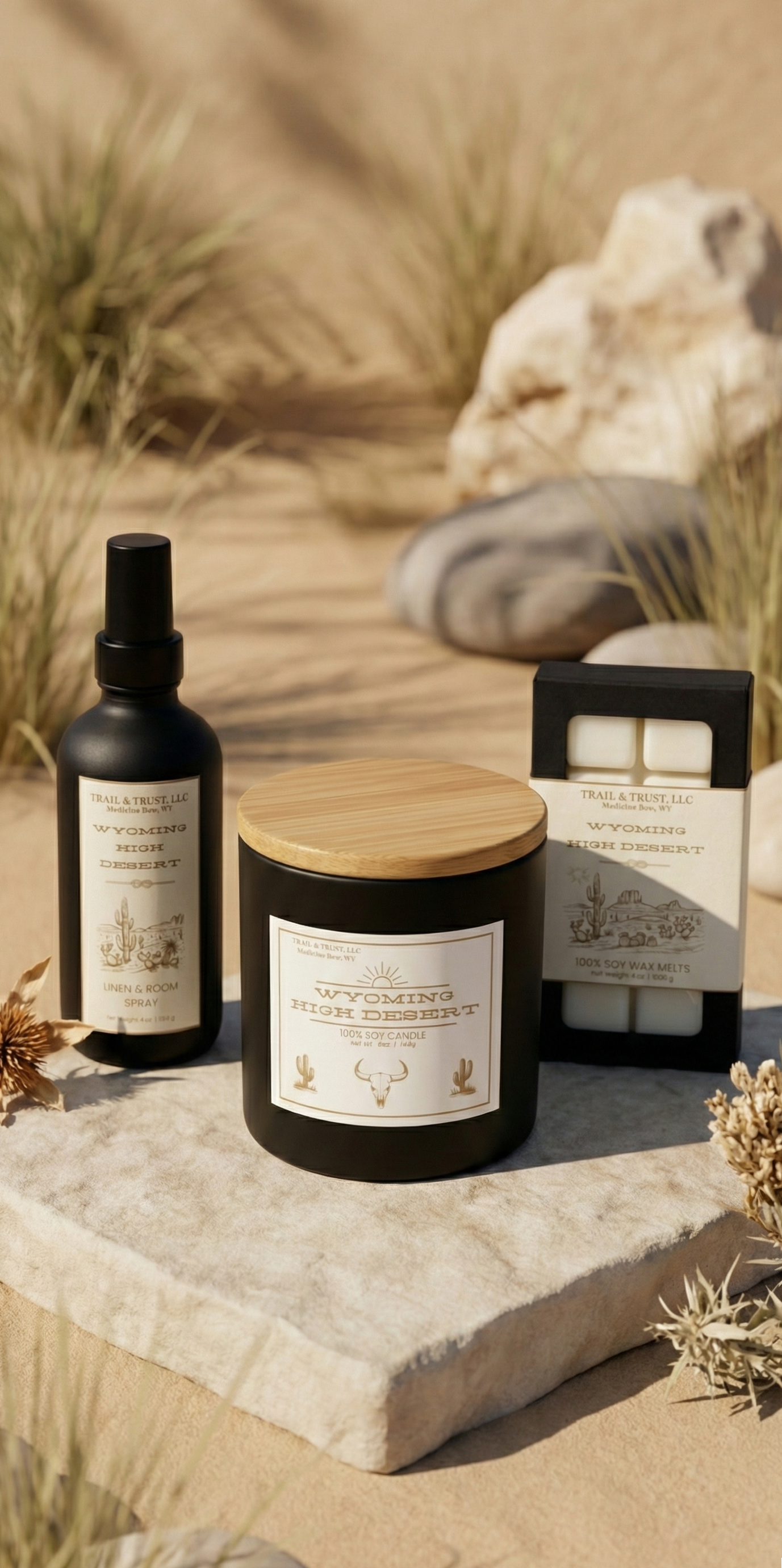 Wyoming High Desert - Bold, open, untamed. The West, distilled.