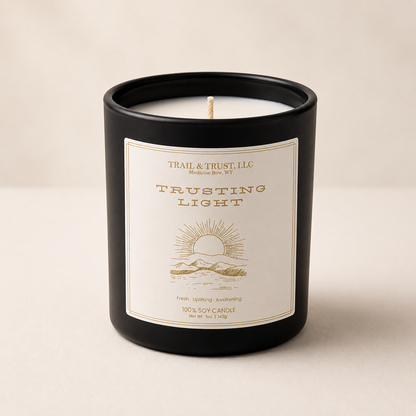 Trusting Light — Non-Toxic Soy Candle | The Ember Line