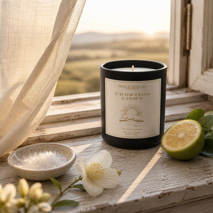 Trusting Light — Non-Toxic Soy Candle | The Ember Line