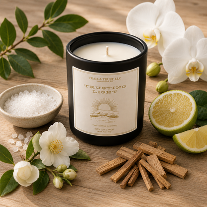 Trusting Light — Non-Toxic Soy Candle | The Ember Line