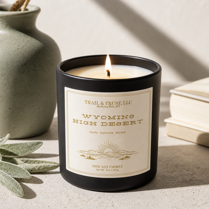 Wyoming High Desert | 100% USA Soy Non-Toxic Luxury Candle