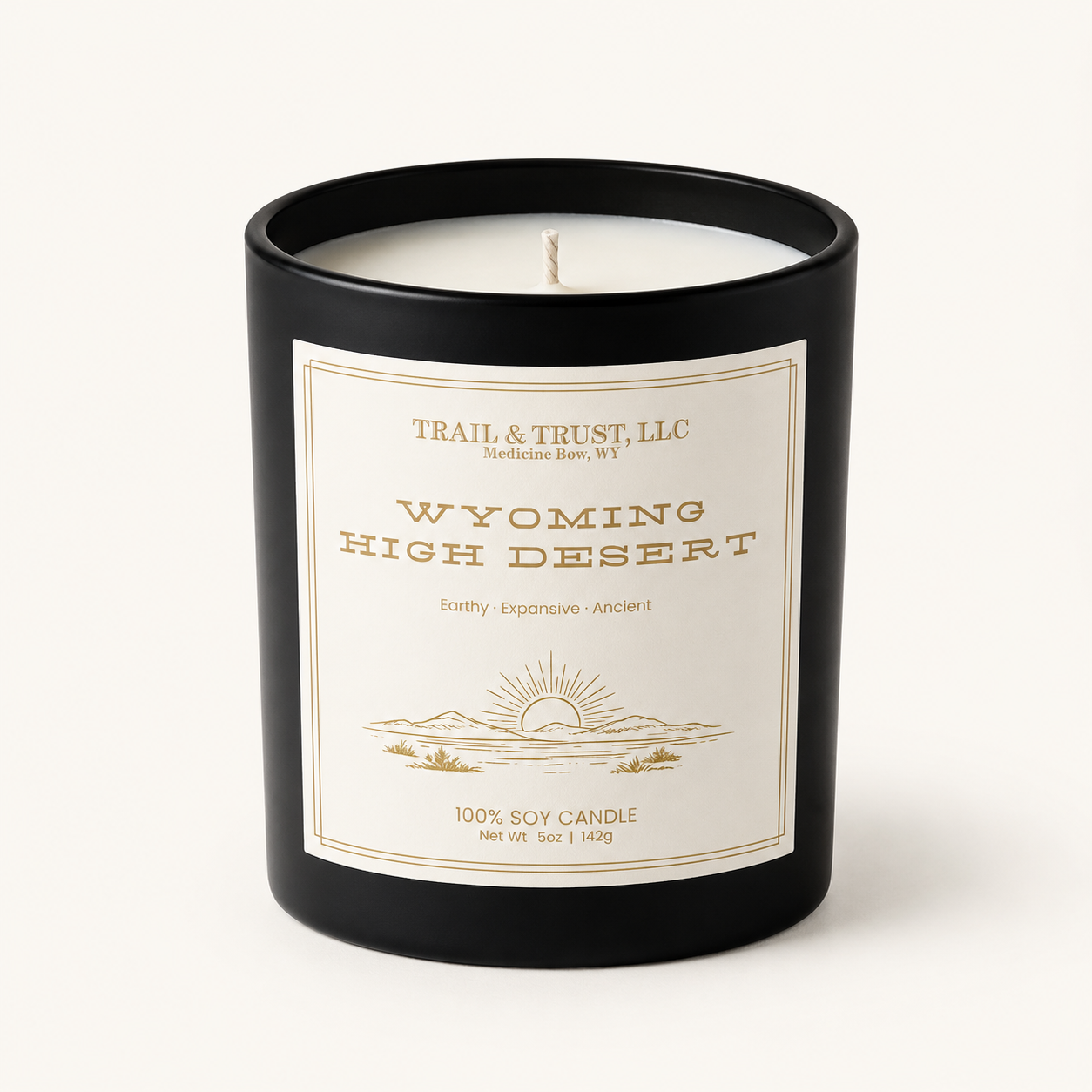 Wyoming High Desert | 100% USA Soy Non-Toxic Luxury Candle