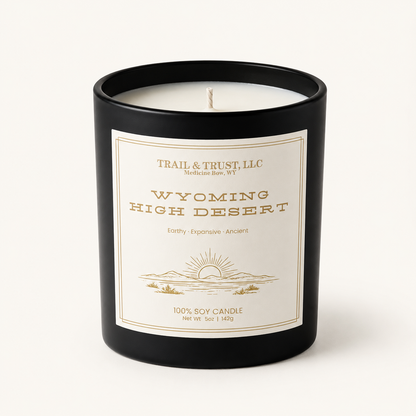 Wyoming High Desert | 100% USA Soy Non-Toxic Luxury Candle
