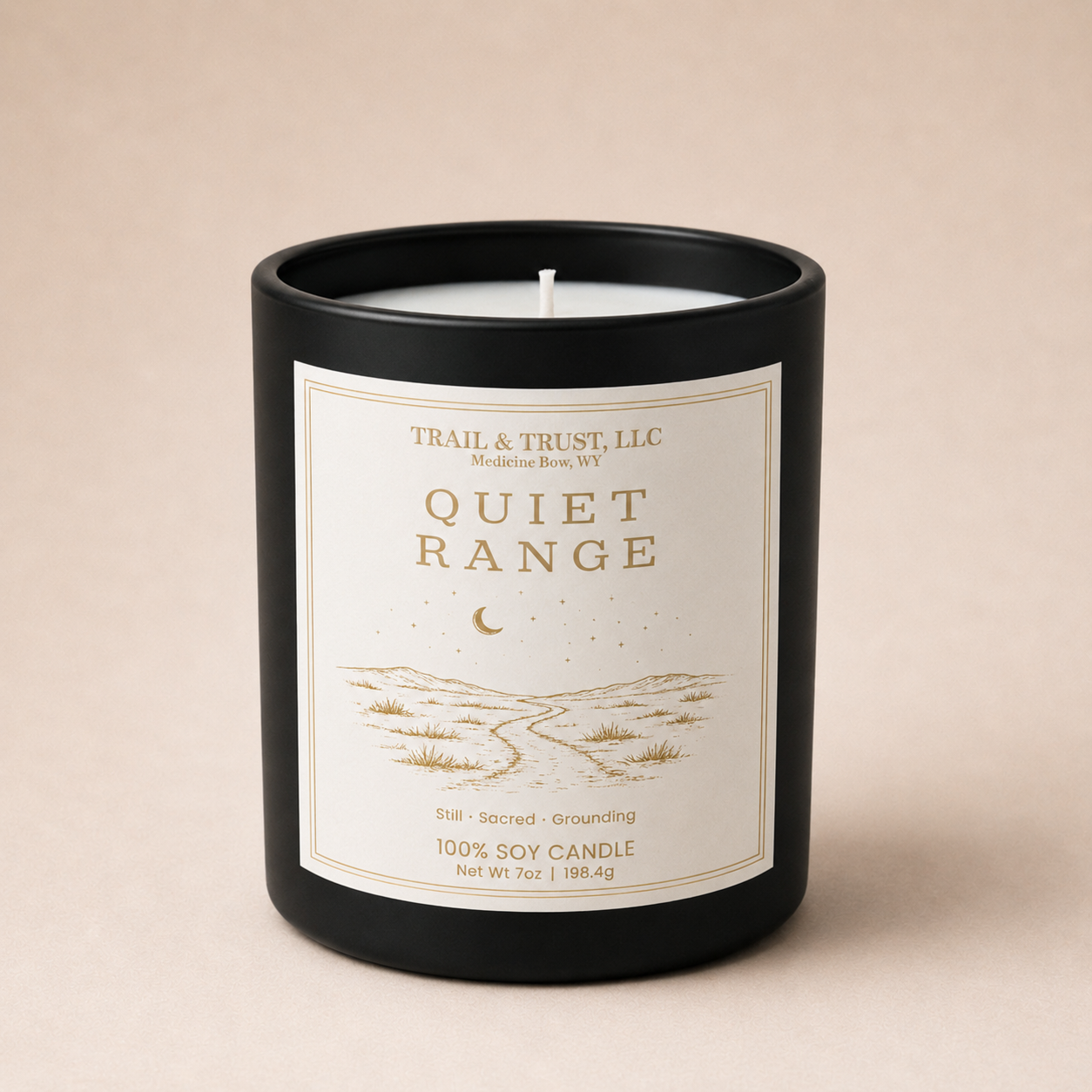 Non-Toxic Soy Candle — Quiet Range | The Ember Line
