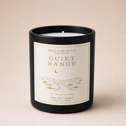 Non-Toxic Soy Candle — Quiet Range | The Ember Line