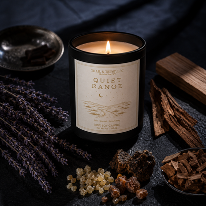 Non-Toxic Soy Candle — Quiet Range | The Ember Line