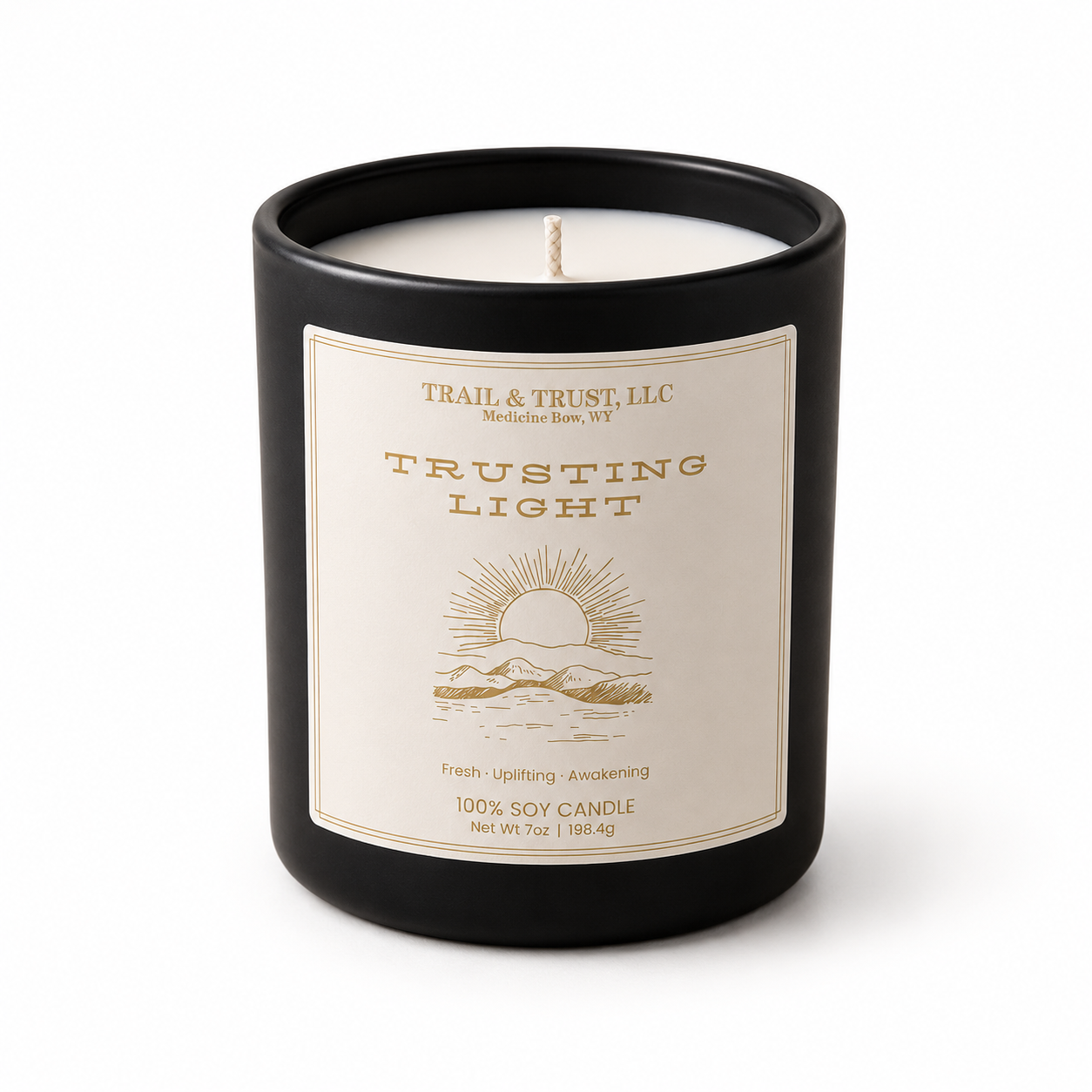 Trusting Light — Non-Toxic Soy Candle | The Ember Line