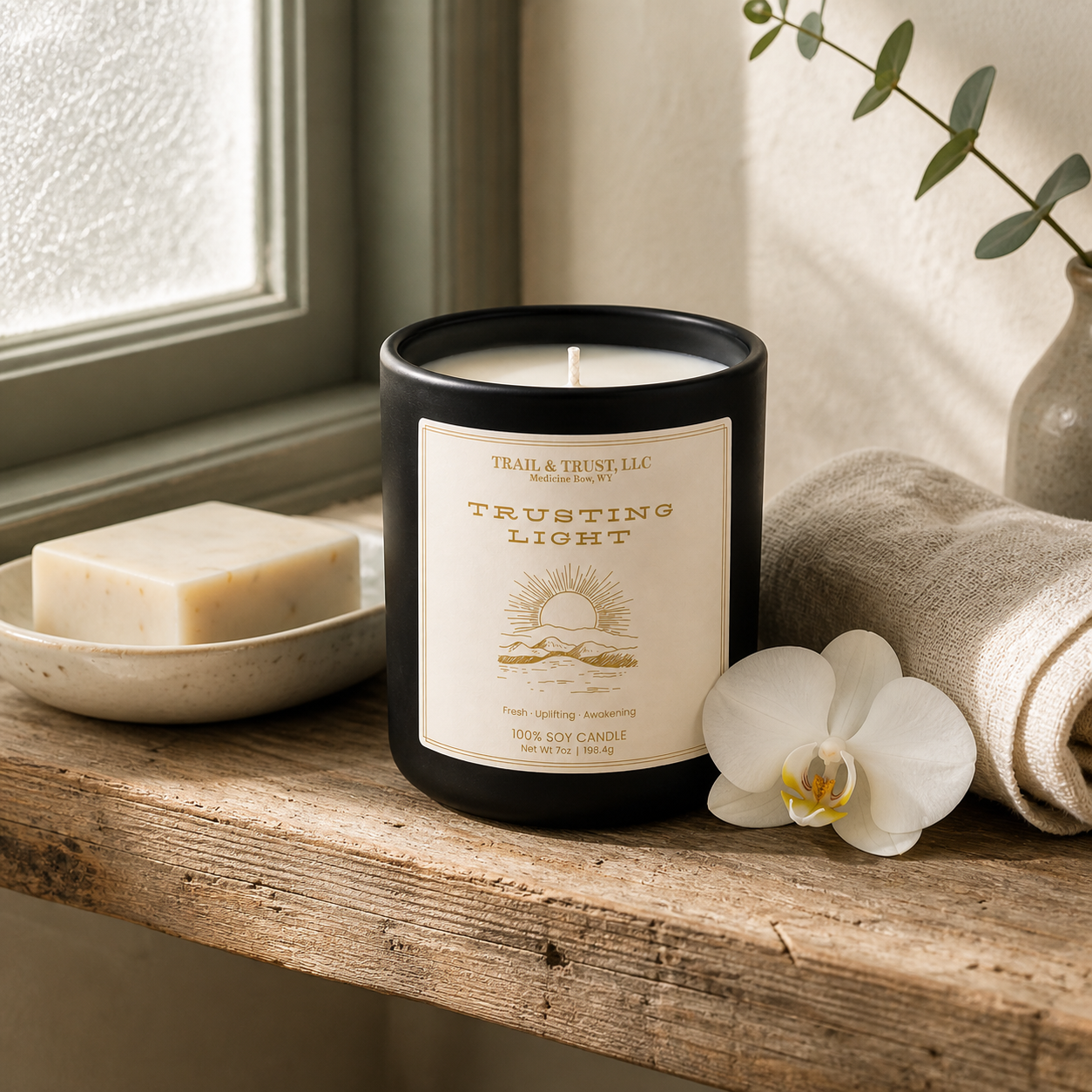 Trusting Light — Non-Toxic Soy Candle | The Ember Line