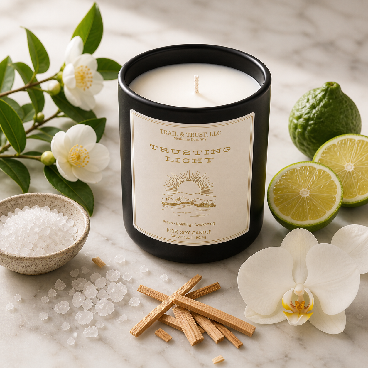 Trusting Light — Non-Toxic Soy Candle | The Ember Line