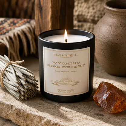 Wyoming High Desert | 100% USA Soy Non-Toxic Luxury Candle