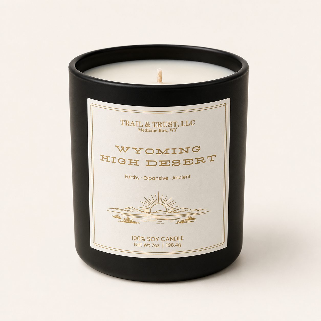 Wyoming High Desert | 100% USA Soy Non-Toxic Luxury Candle