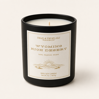 Wyoming High Desert | 100% USA Soy Non-Toxic Luxury Candle