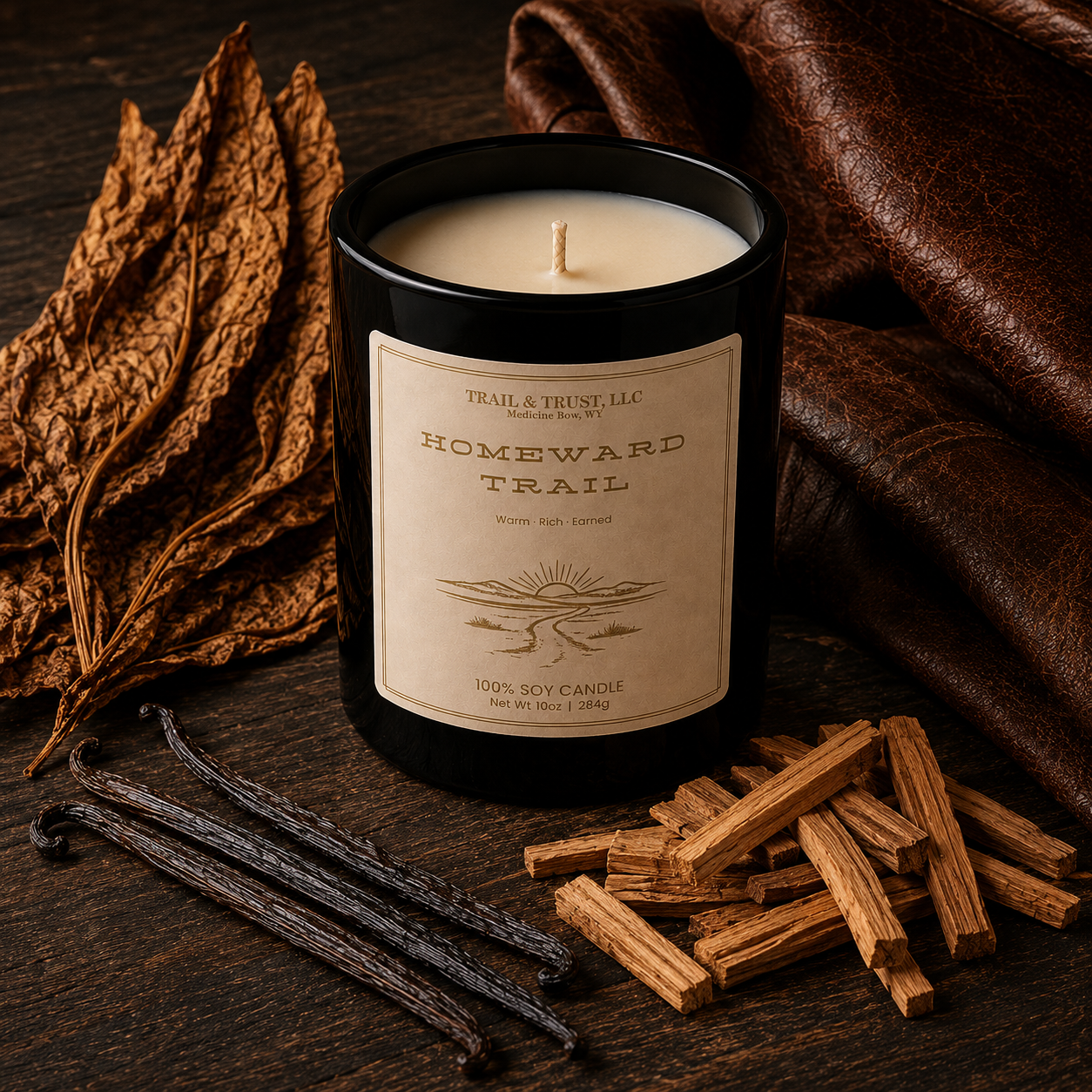 Non-Toxic Soy Candle – Homeward Trail | The Ember Line
