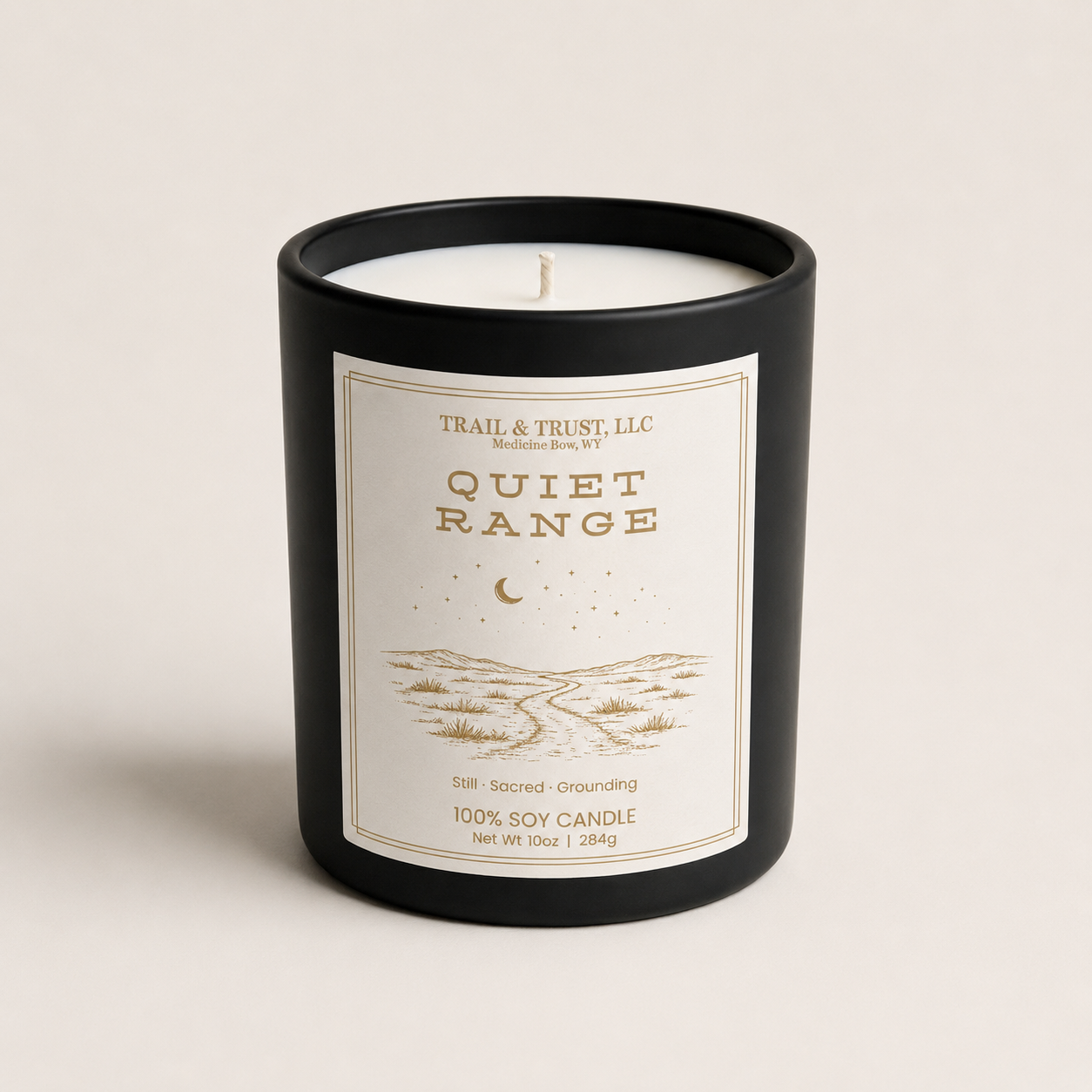 Non-Toxic Soy Candle — Quiet Range | The Ember Line