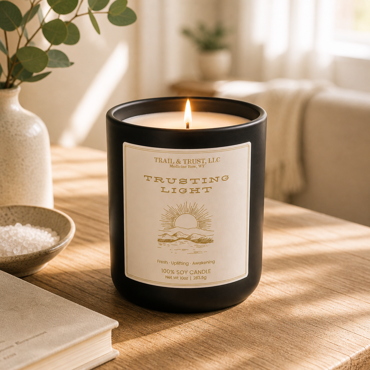 Trusting Light — Non-Toxic Soy Candle | The Ember Line
