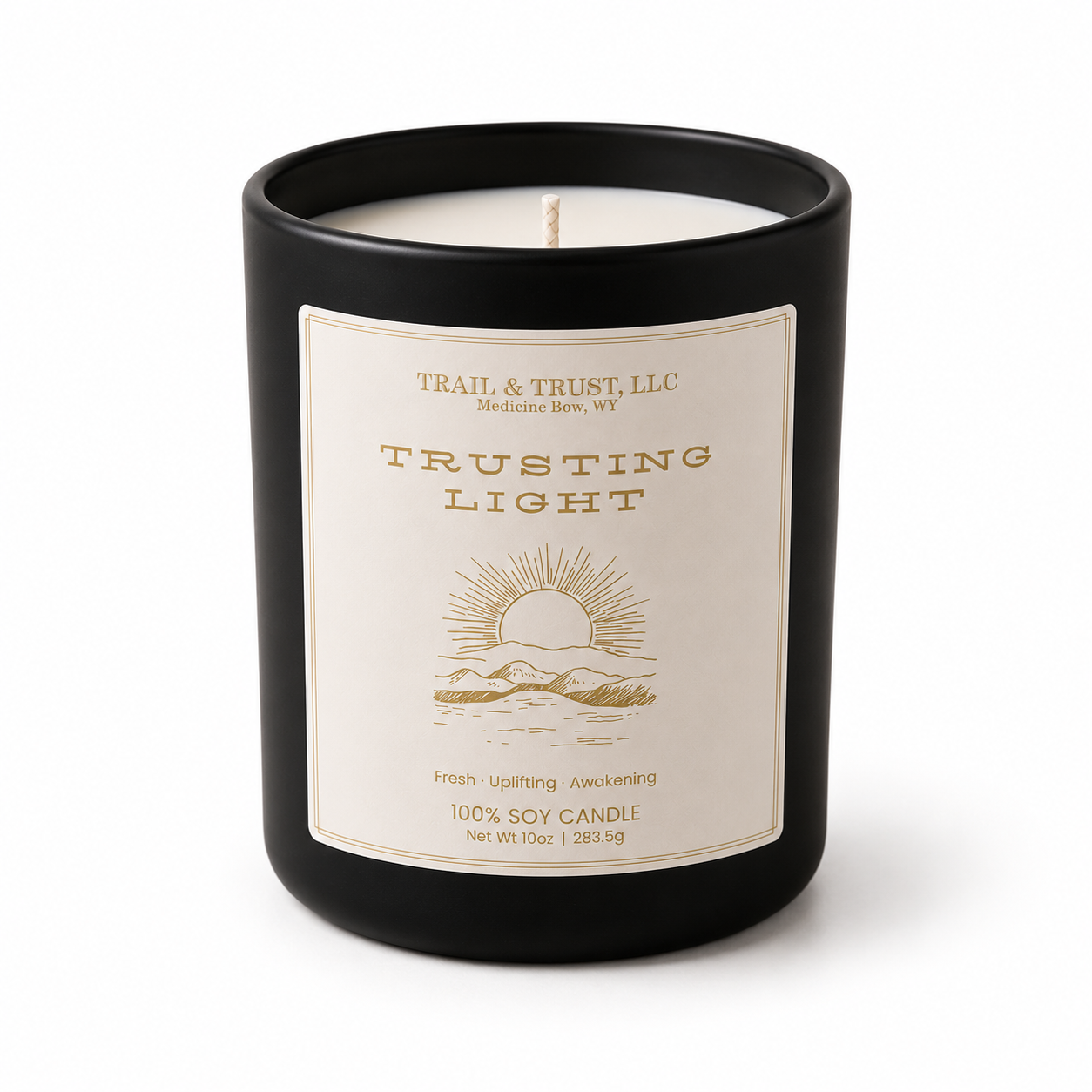 Trusting Light — Non-Toxic Soy Candle | The Ember Line