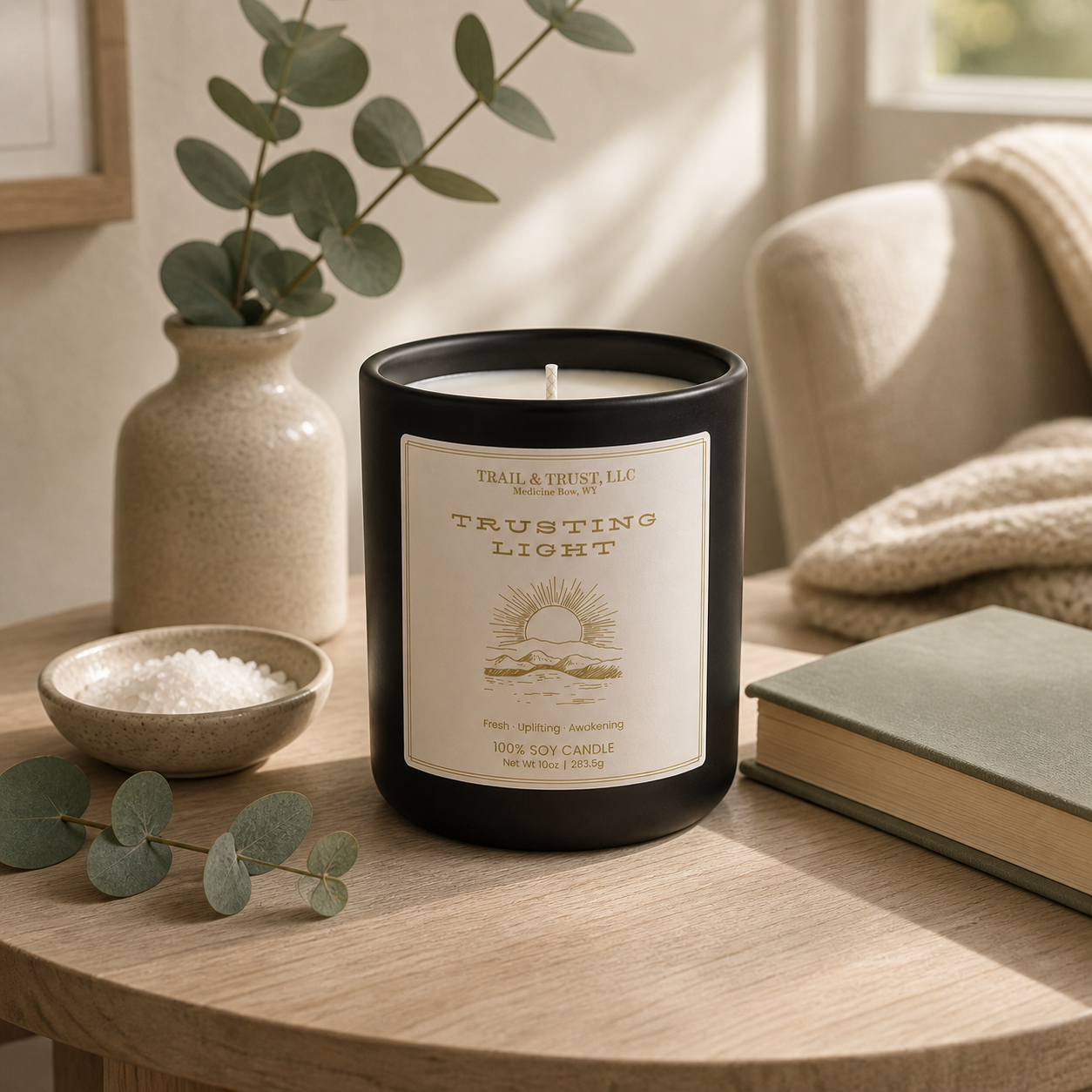 Trusting Light — Non-Toxic Soy Candle | The Ember Line