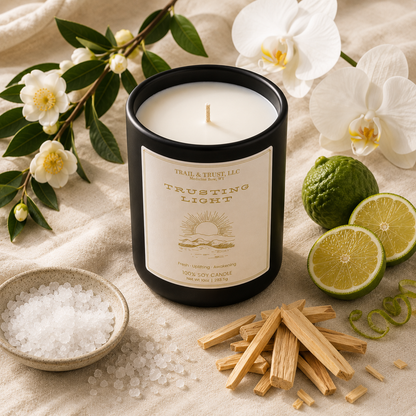 Trusting Light — Non-Toxic Soy Candle | The Ember Line