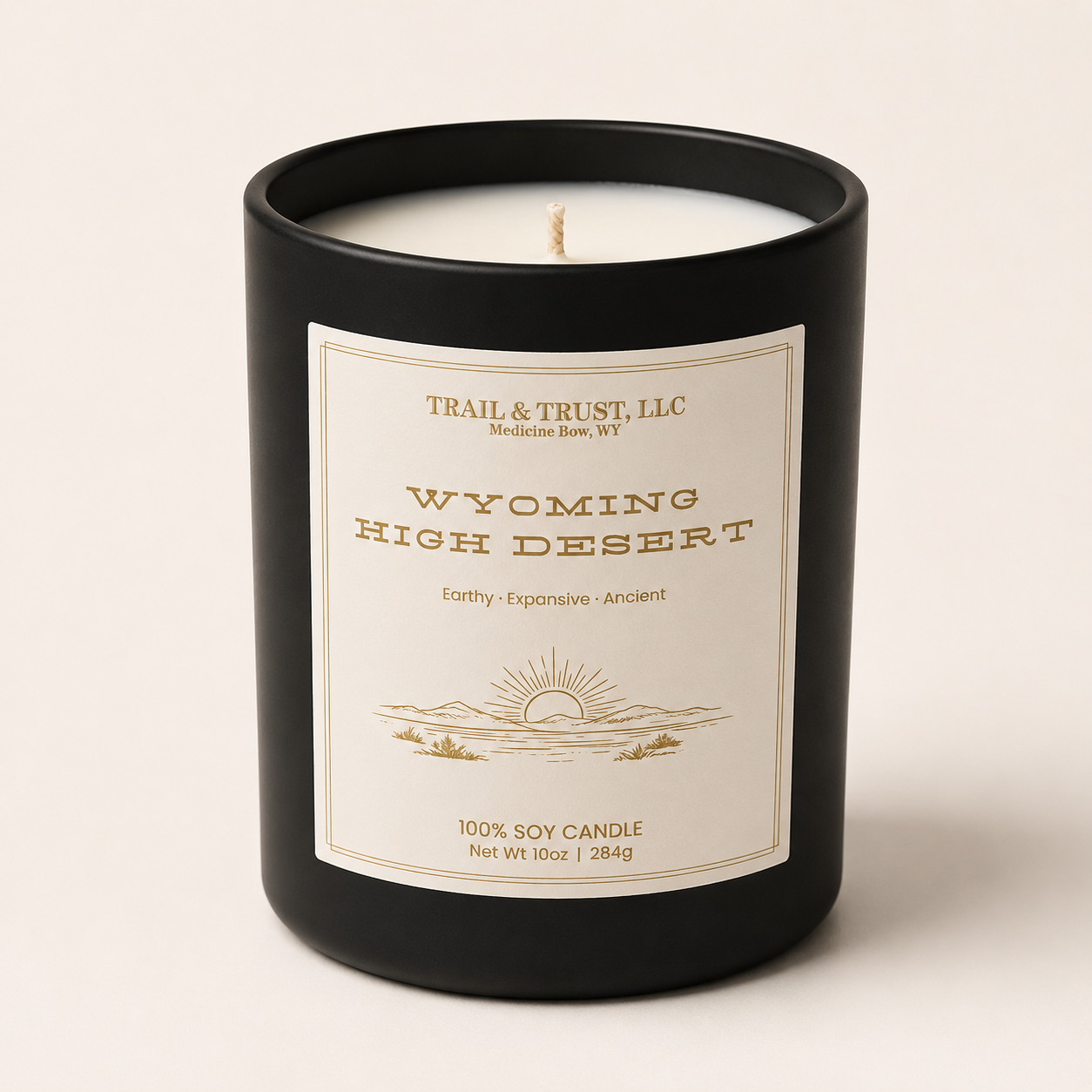 Wyoming High Desert | 100% USA Soy Non-Toxic Luxury Candle