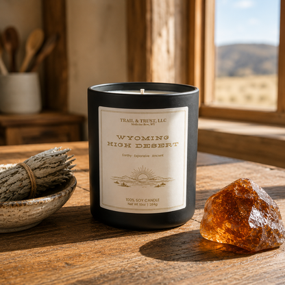 Wyoming High Desert | 100% USA Soy Non-Toxic Luxury Candle
