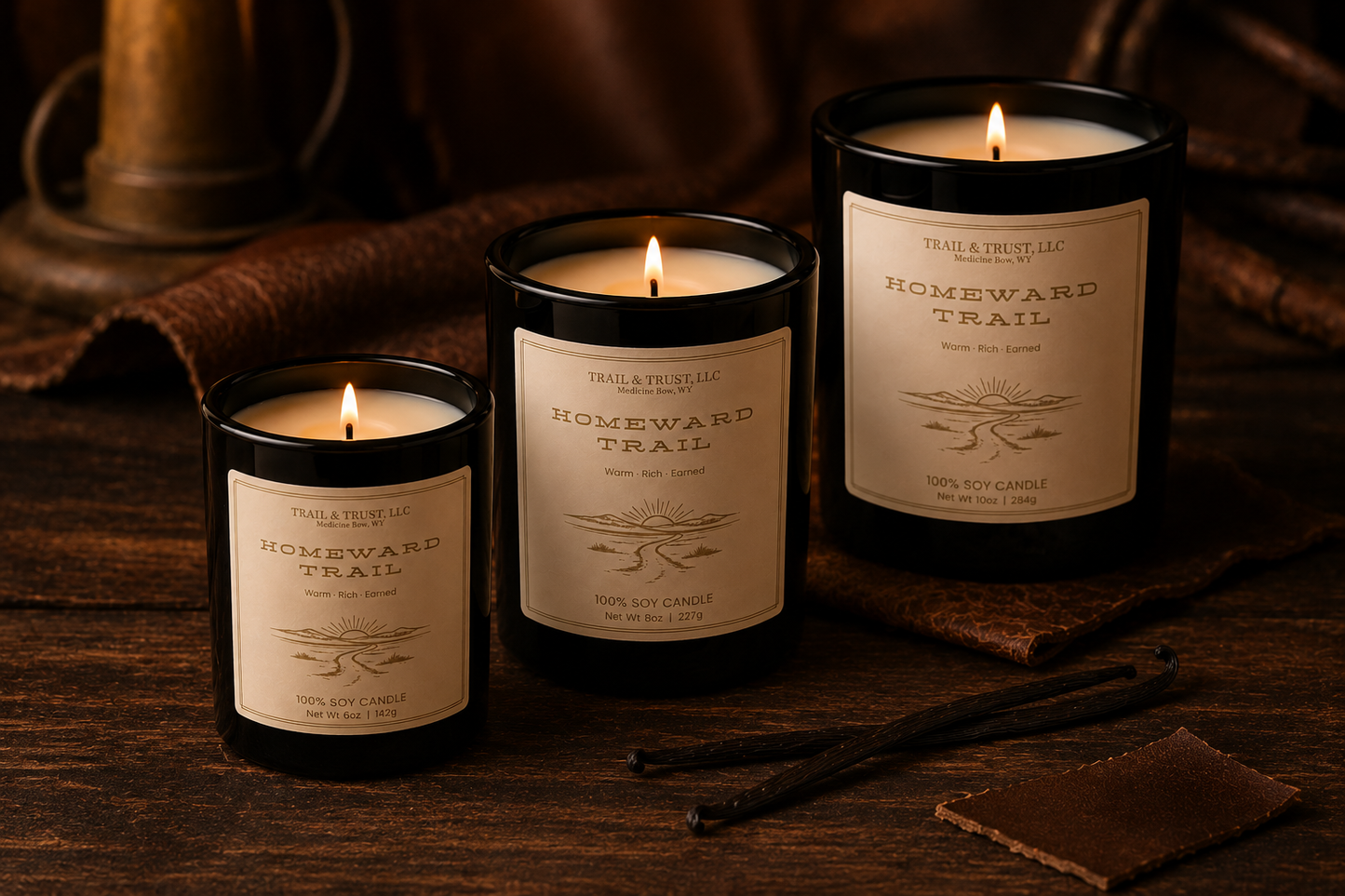 Non-Toxic Soy Candle – Homeward Trail | The Ember Line