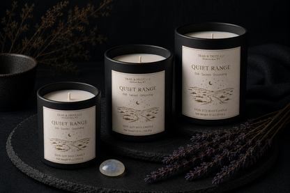 Non-Toxic Soy Candle — Quiet Range | The Ember Line