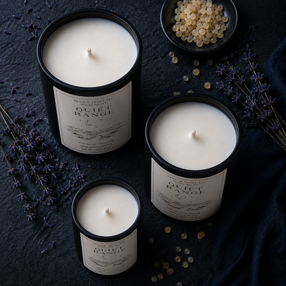 Non-Toxic Soy Candle — Quiet Range | The Ember Line
