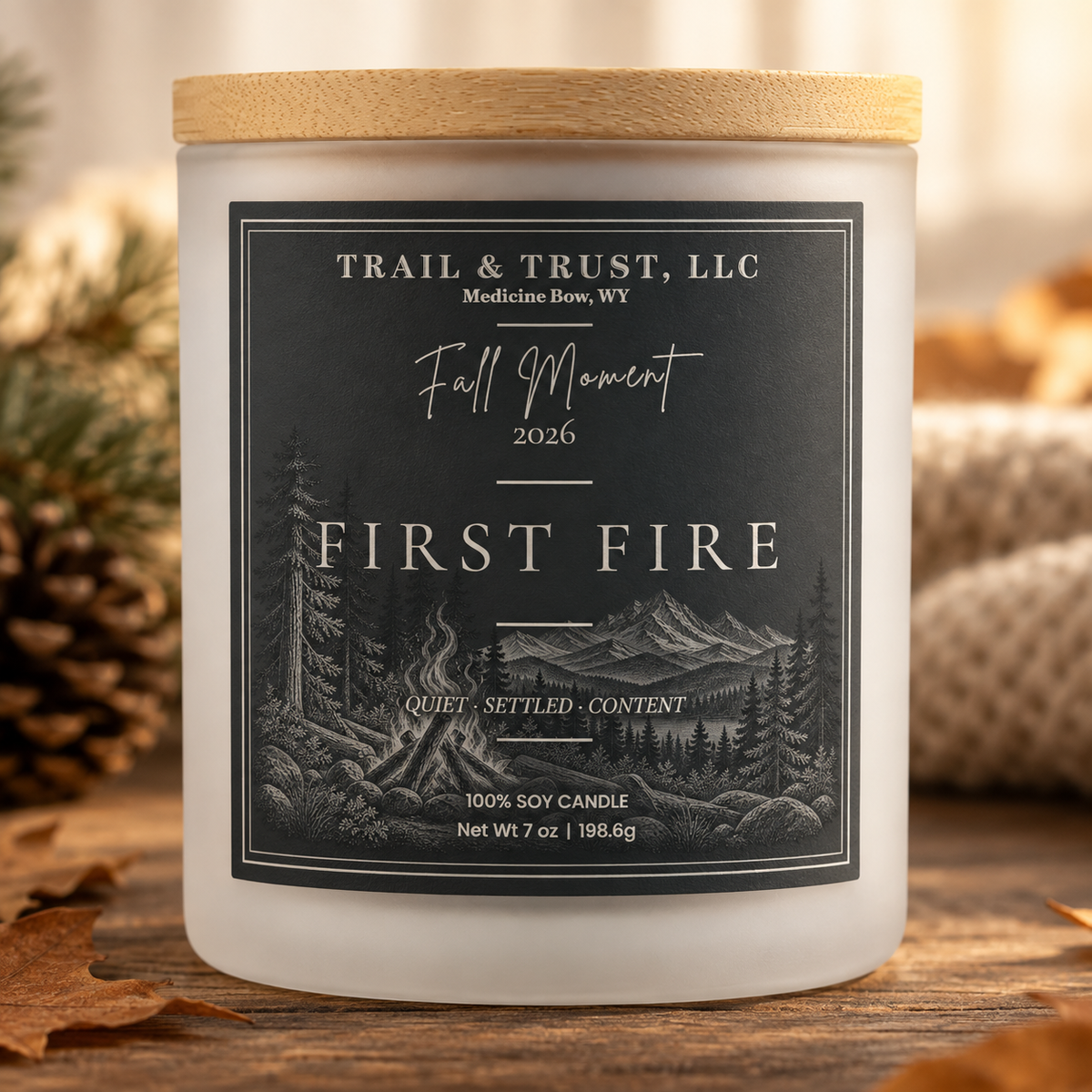 Fall Moment 2026 — First Fire | 8oz Candle
