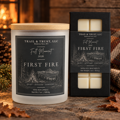 Fall Moment 2026 — First Fire | 2oz Wax Melt