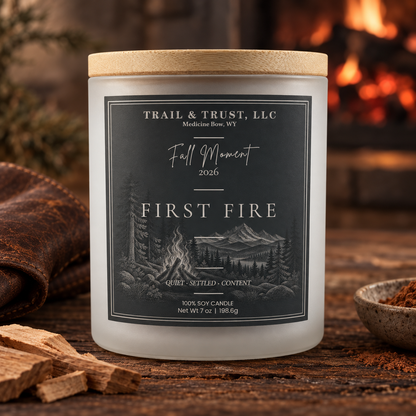 Fall Moment 2026 — First Fire | 8oz Candle