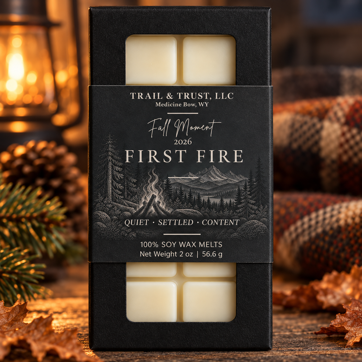 Fall Moment 2026 — First Fire | 2oz Wax Melt