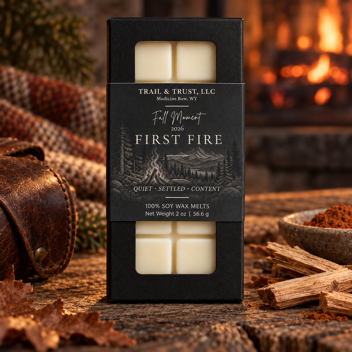 Fall Moment 2026 — First Fire | 2oz Wax Melt